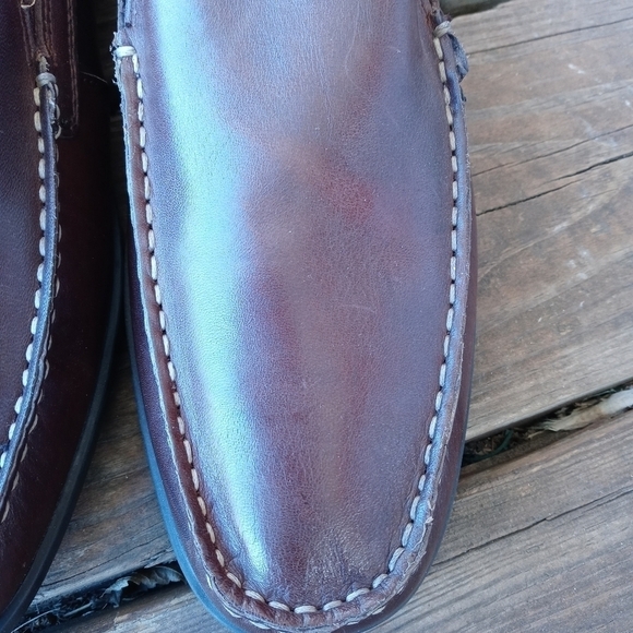 Nunn Bush men\'s brown leather loafer sz 10M. 183pm main image 6